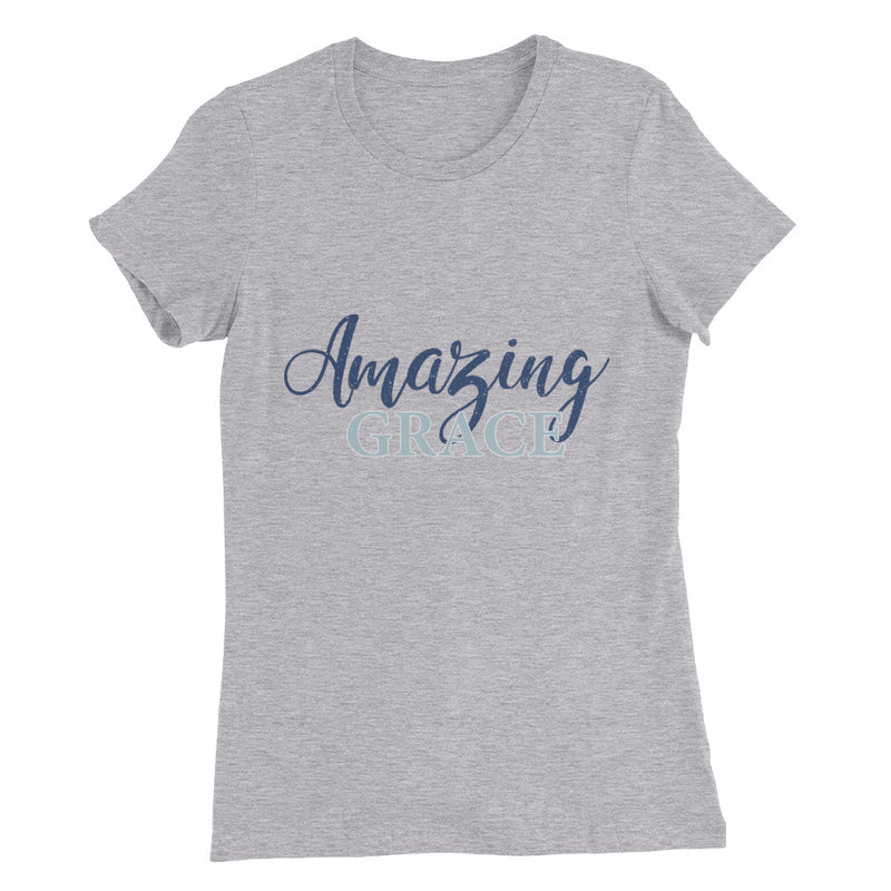 Amazing Grace Design by Christian Body Wear - Women’s Slim Fit T-Shirt