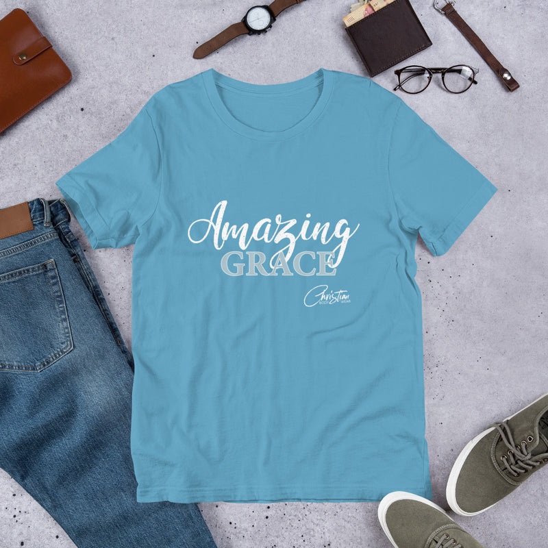 Amazing Grace Design Short-Sleeve Unisex T-Shirt