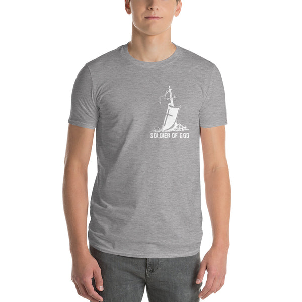Soldier Of God On Heart Short-Sleeve T-Shirt