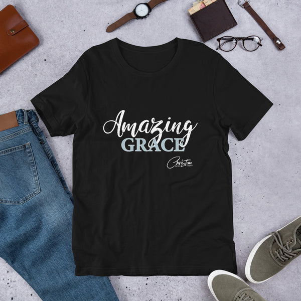 Amazing Grace Design Short-Sleeve Unisex T-Shirt