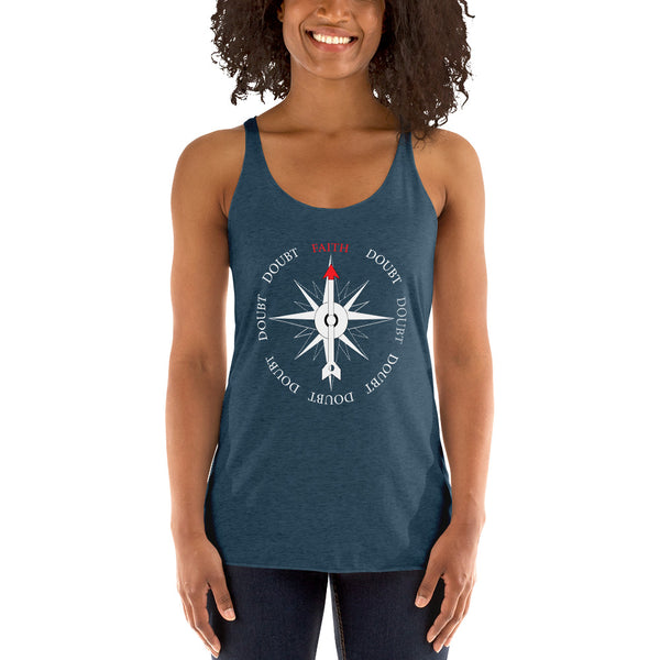 the Faith Compass - Women's Racerback Tank