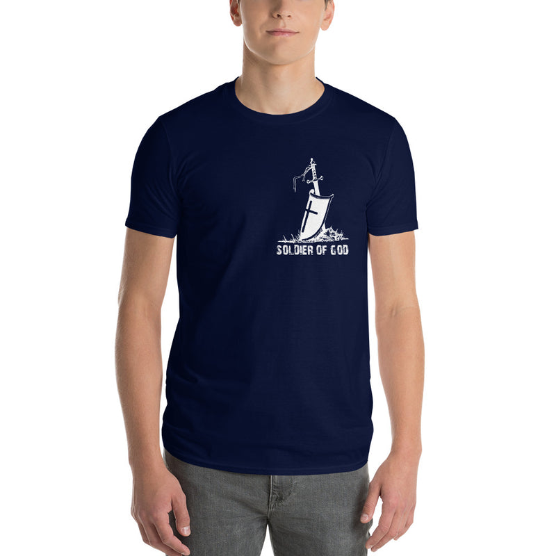 Soldier Of God On Heart Short-Sleeve T-Shirt