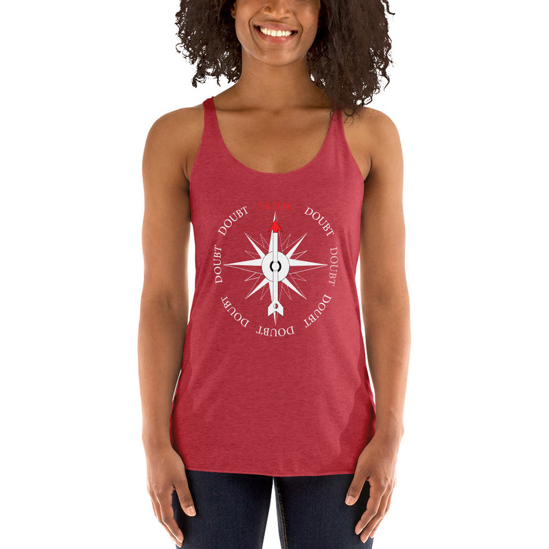 the Faith Compass - Women's Racerback Tank