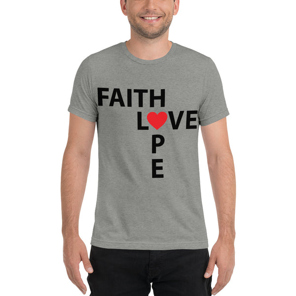 Faith, Hope, Love Short sleeve t-shirt