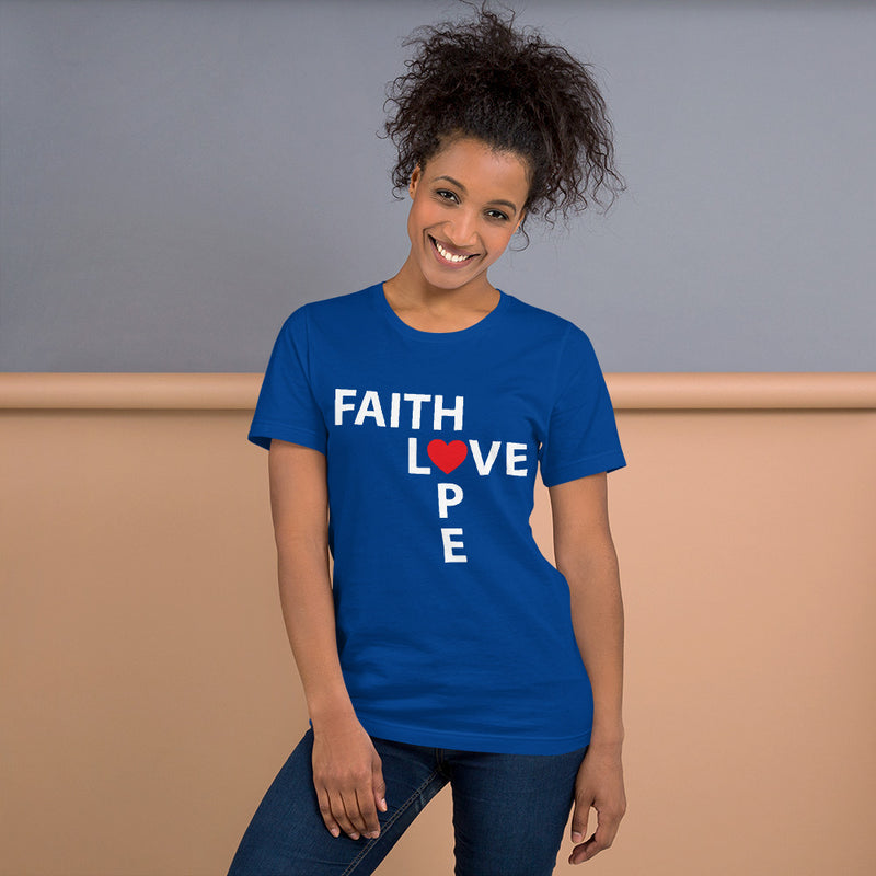 Faith, Hope, Love Short-Sleeve Unisex T-Shirt