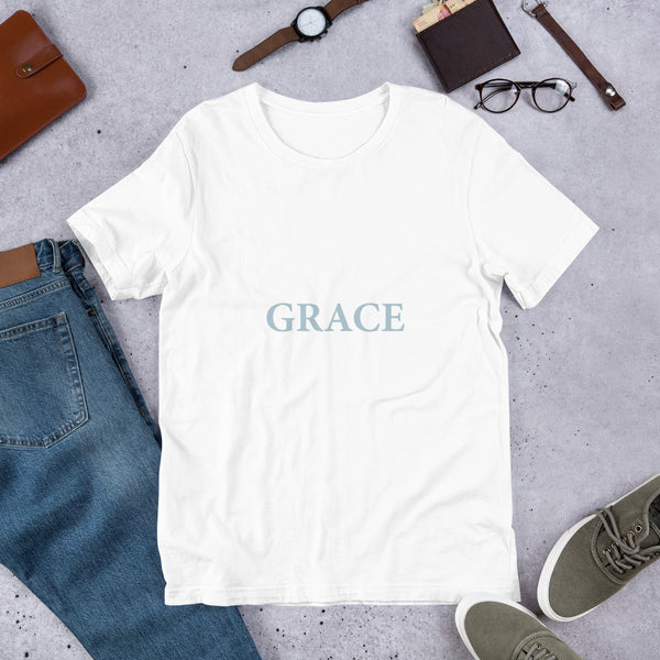 Amazing Grace Design Short-Sleeve Unisex T-Shirt