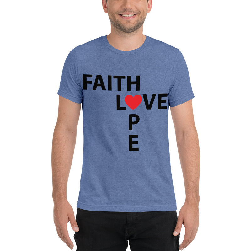 Faith, Hope, Love Short sleeve t-shirt