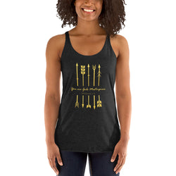 You are Gods Masterpiece Ephesians 2:10  Women's Racerback Tank