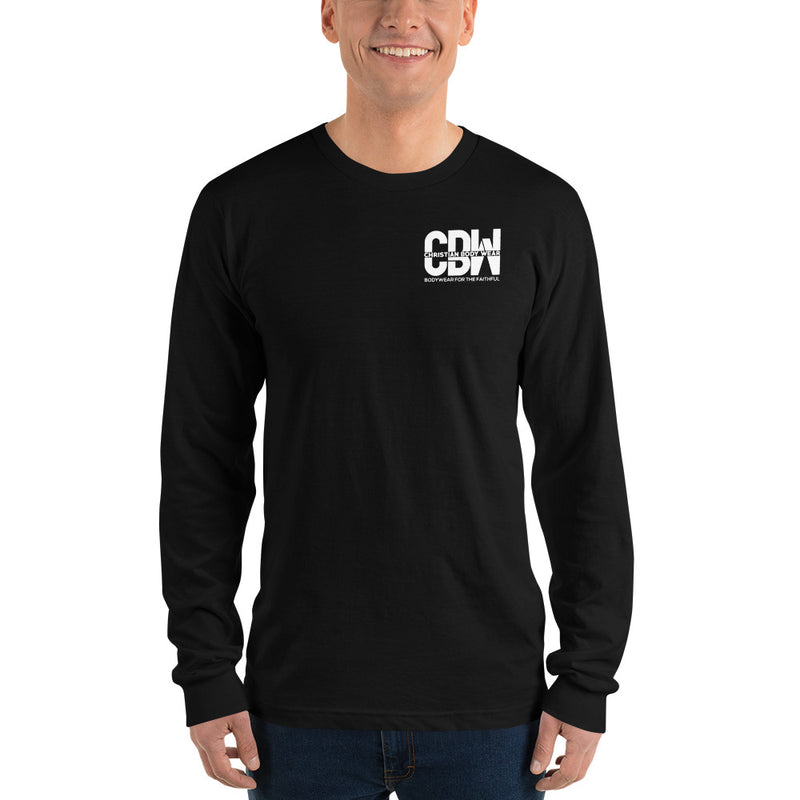 Large Cross On Back Long sleeve t-shirt