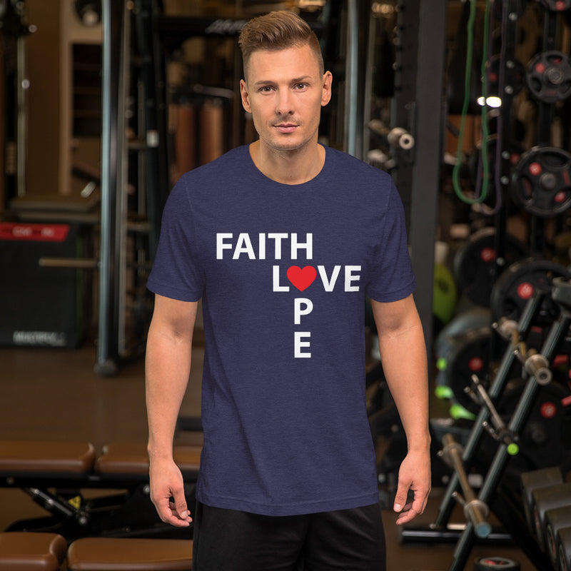 Faith, Hope, Love Short-Sleeve Unisex T-Shirt