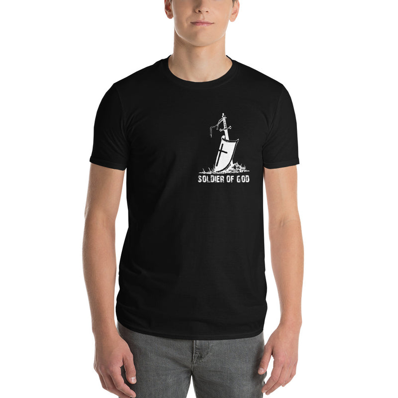 Soldier Of God On Heart Short-Sleeve T-Shirt