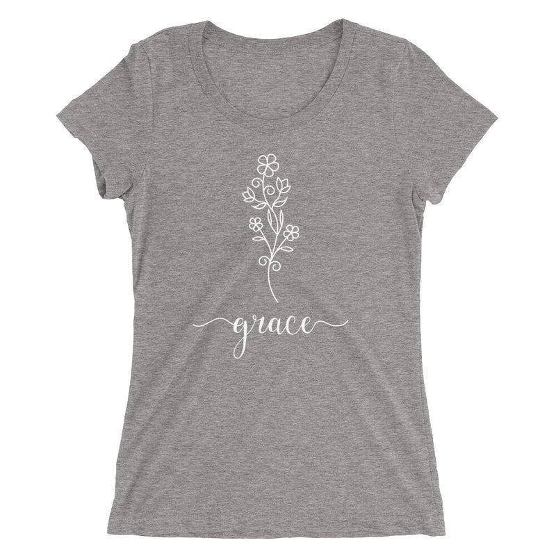 CBW Flower Grace design - Ladies' short sleeve t-shirt