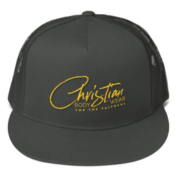 Christian Bodywear Logo Mesh Back Snapback Cap