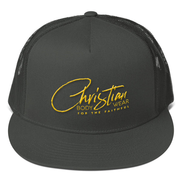 Christian Bodywear Logo Mesh Back Snapback Cap
