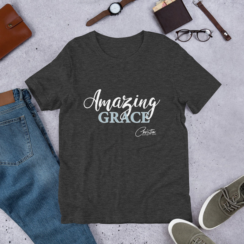 Amazing Grace Design Short-Sleeve Unisex T-Shirt