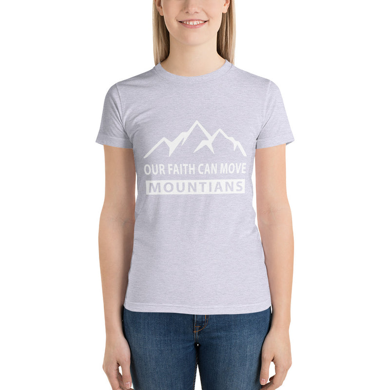 Our Faith Can Move Mountains Short sleeve women's t-shirt