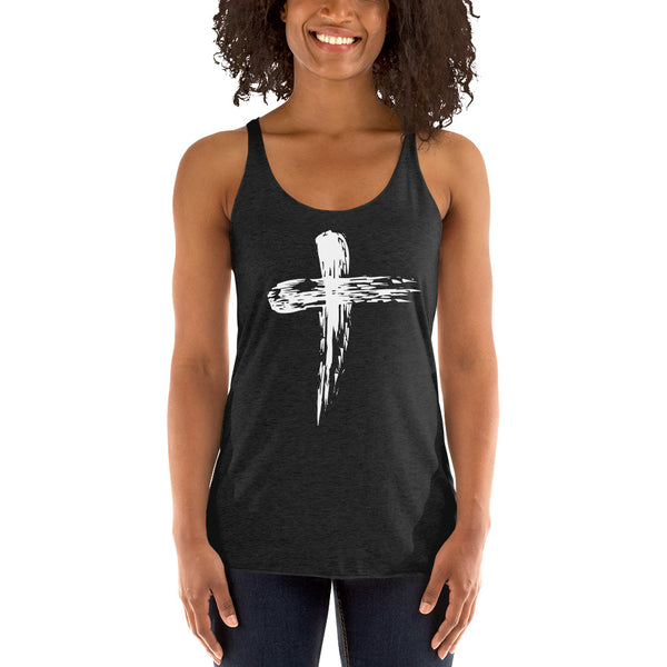 The Cross in Wind Women's Racerback Tank