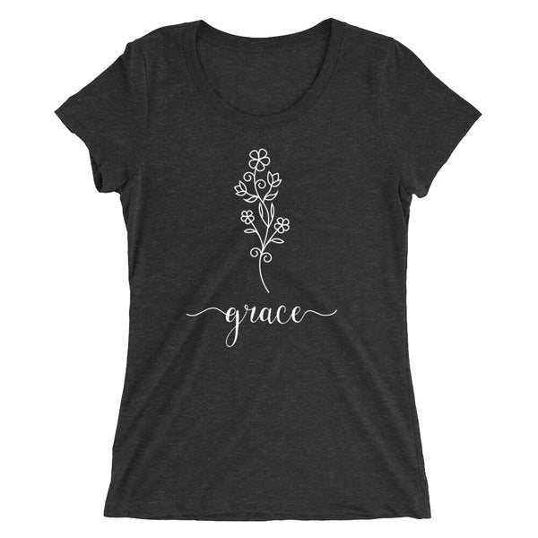 CBW Flower Grace design - Ladies' short sleeve t-shirt