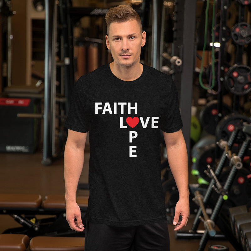 Faith, Hope, Love Short-Sleeve Unisex T-Shirt